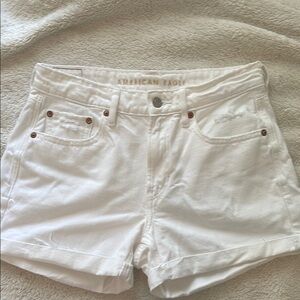 American Eagle Outfitters Tomgirl White Jean Shorts